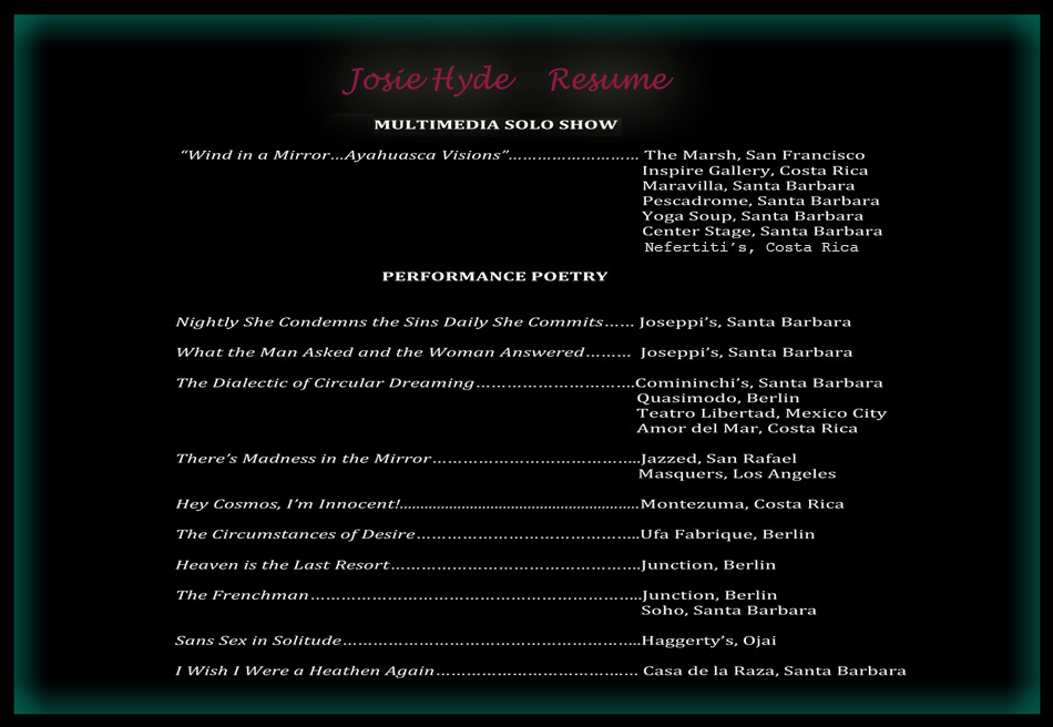 resume page one